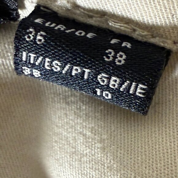 S Curve Light Jacket-Trench Coat Cream Size 10 - Picture 7 of 7